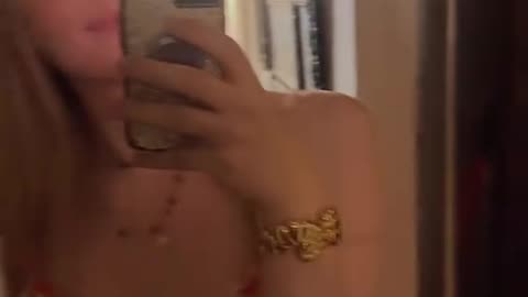 Impressive style of blonde tgirl