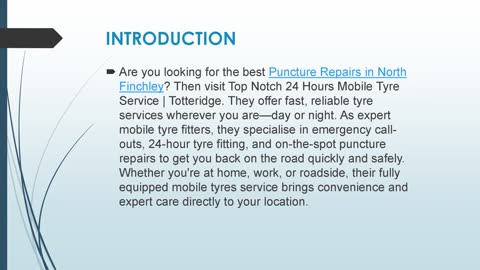 Best Puncture Repairs in North Finchley?