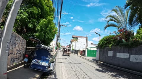 Late Morning Through Hipolito Street in Malolos, Bulacan, Philippines