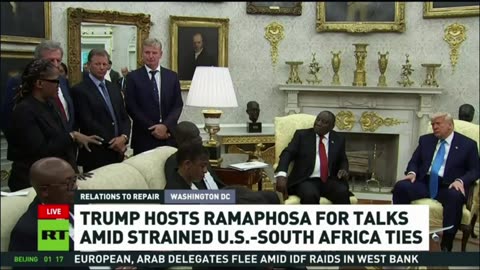 #LIVE - LADYDRAGON= President Donald Trump Bilateral Meeting with South African President Ramaphosa
