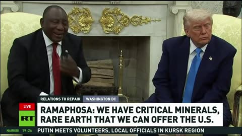#LIVE - LADYDRAGON= President Donald Trump Bilateral Meeting with South African President Ramaphosa