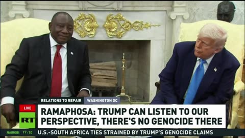 #LIVE - LADYDRAGON= President Donald Trump Bilateral Meeting with South African President Ramaphosa