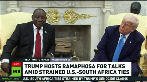 #LIVE - LADYDRAGON= President Donald Trump Bilateral Meeting with South African President Ramaphosa