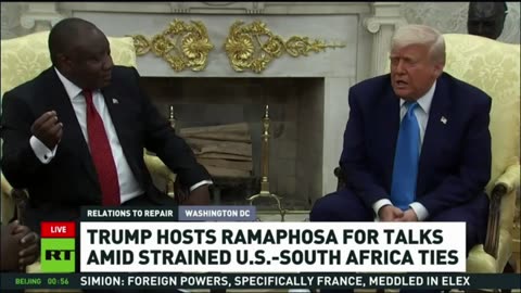 #LIVE - LADYDRAGON= President Donald Trump Bilateral Meeting with South African President Ramaphosa