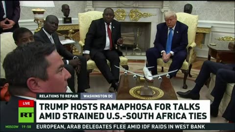 #LIVE - LADYDRAGON= President Donald Trump Bilateral Meeting with South African President Ramaphosa
