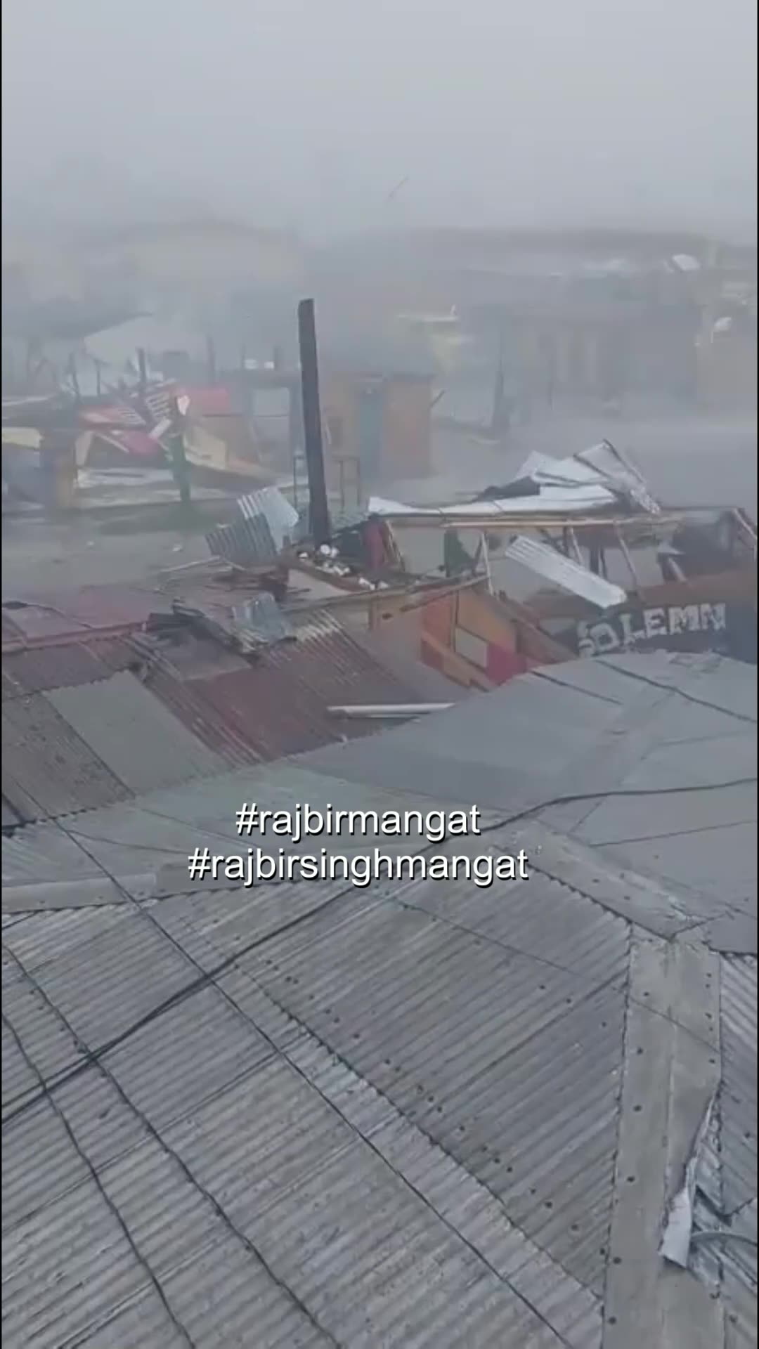 The streets are flooded already and the rain is still falling.Trout Hall Rd, Clarendon