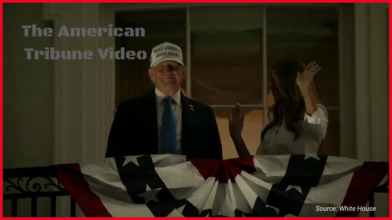 Melania Does Sweet Dance Alongside President Trump to Cap Off the Independence Day Festivities