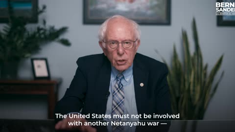 Trump: Don't Drag the US Into Netanyahu's War with Iran Sen. Bernie Sanders