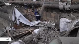 🇷🇺⚔️🇺🇦 Video report from the destroyed Kiev Combined Heat and Power Plant No. 4.
