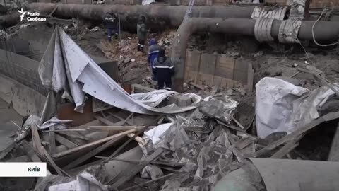 🇷🇺⚔️🇺🇦 Video report from the destroyed Kiev Combined Heat and Power Plant No. 4.