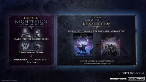 ELDEN RING NIGHTREIGN The Forsaken Hollows | Official Gameplay Reveal Trailer