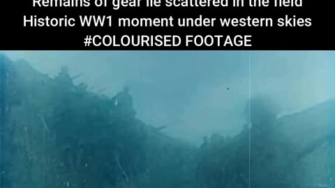 British Troops Endure Gas Attack in No Man’s Land WW1