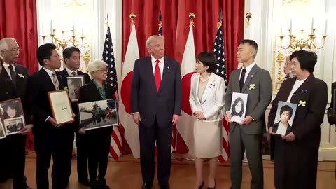 Trump meets families of Japanese citizens abducted by North Korea