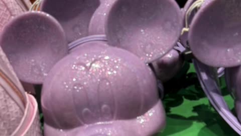 Disney Parks Mickey Mouse Shape Lavender Purse #shorts