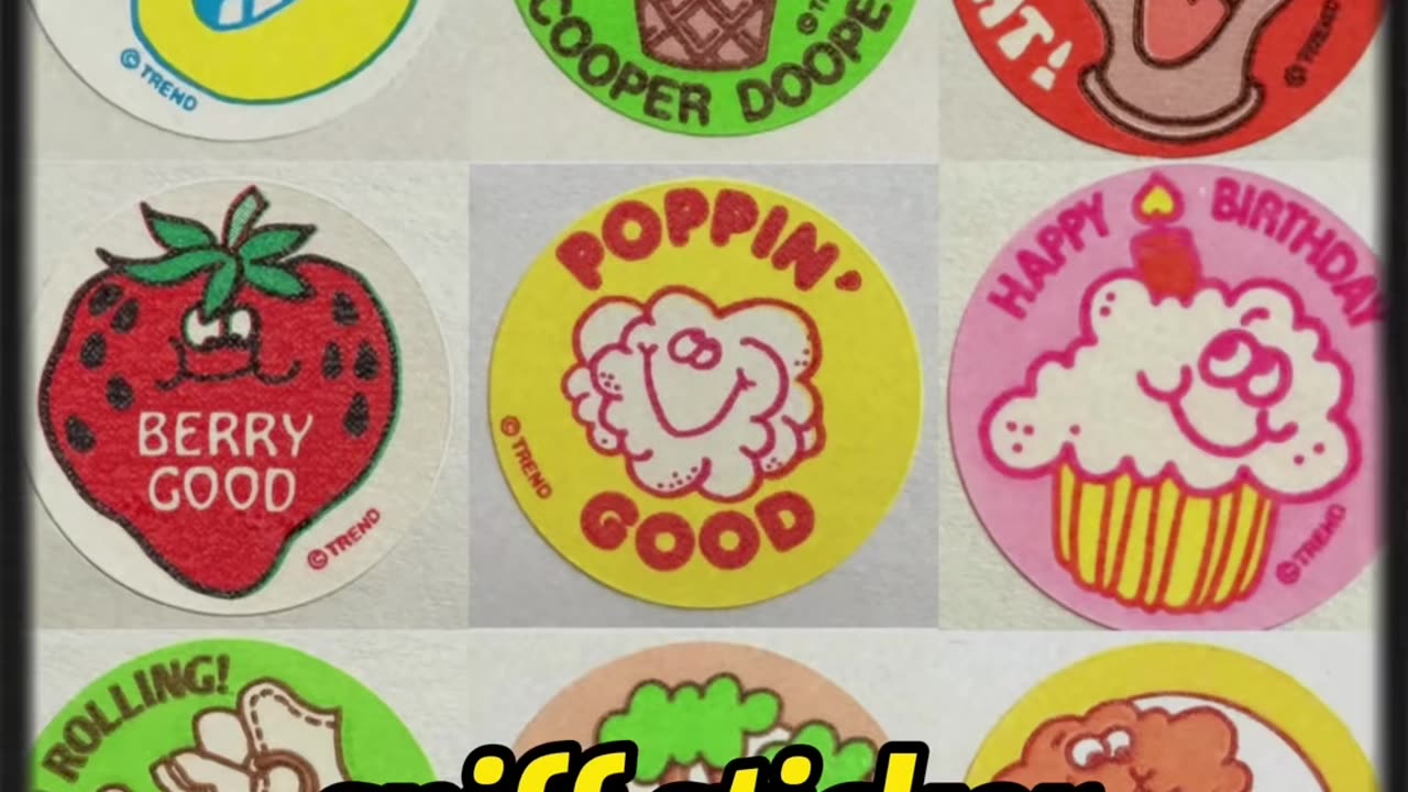 I still remember the stickers the teacher gave me as rewards!#nostalgia