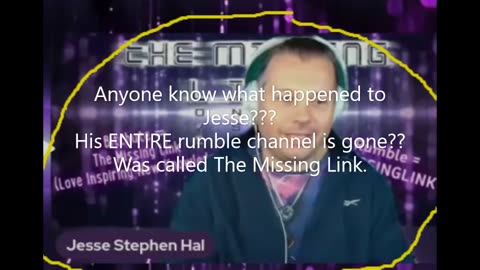 Anyone know what happened to Jesse Hal's channel???, was called The Missing link.