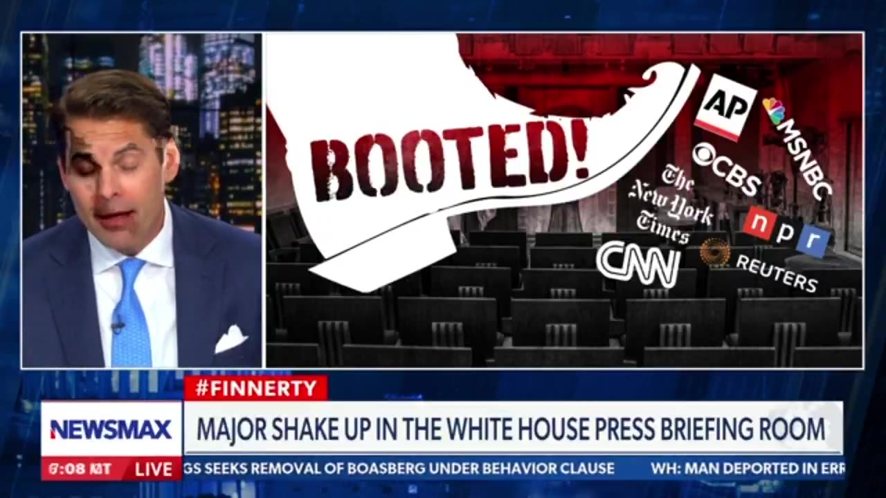 Rob Finnerty exposes the bias and arrogance of "real journalists"