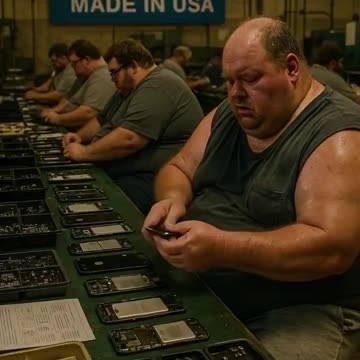 The Chinese made another American re-industrialisation meme 📷