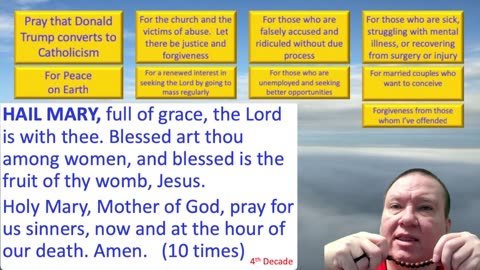 Mary's Daily Live Holy Rosary Prayer at 8:00 p.m. EST 11/21/2025