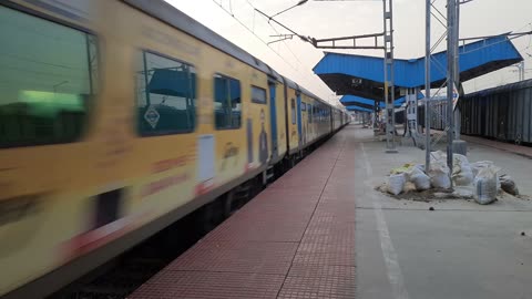 Ranchi Shatabdi at full speed