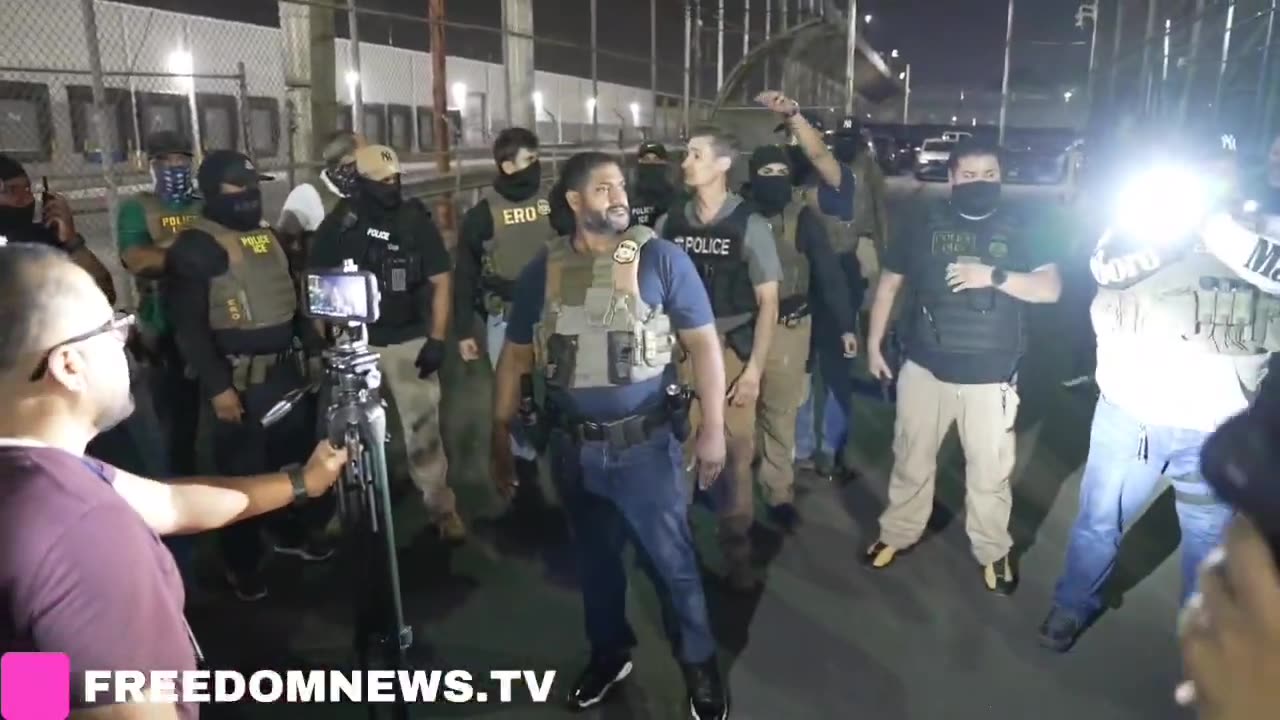 Nine illegals detained by ICE have just escaped from the ICE facility in Newark after a reported riot