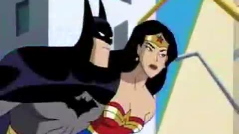 Wonder Woman: JL M/F (Offscreen butt slap)