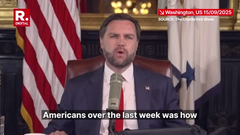JD Vance's Emotional Tribute To Charlie Kirk: 'He loved America'