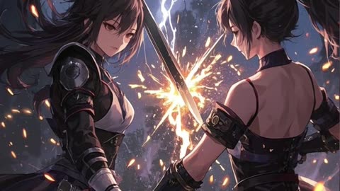 2 vikings girls dueling