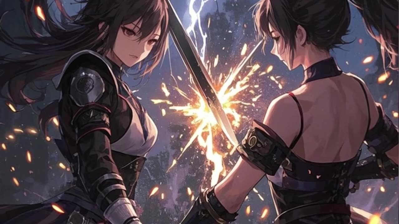 2 vikings girls dueling
