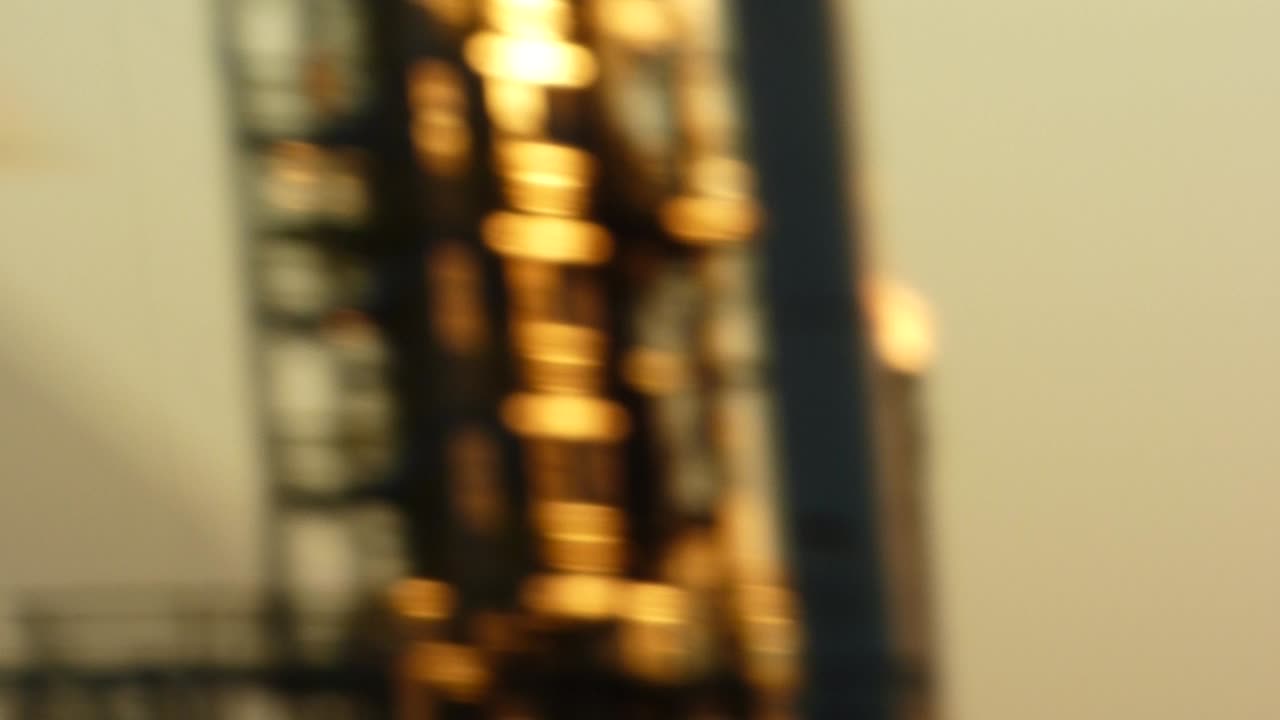 Fire coming from pole