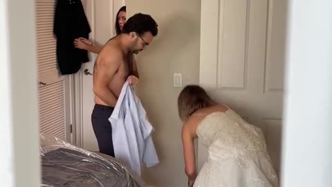 CAUGHT by the wedding photographer!!.hd