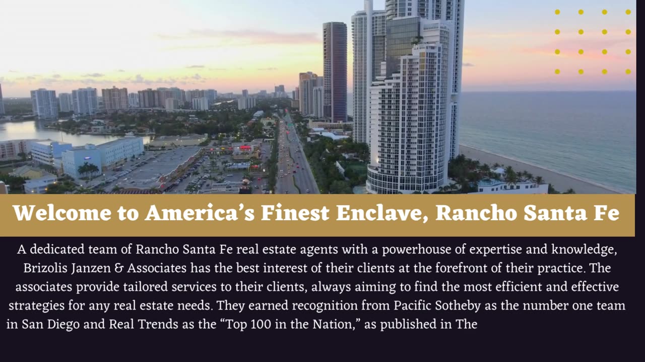 Rancho Santa Fe Real Estate Agents - Brizolis Janzen & Associates