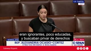 Rep. AOC just slammed the resolution honoring Charlie Kirk