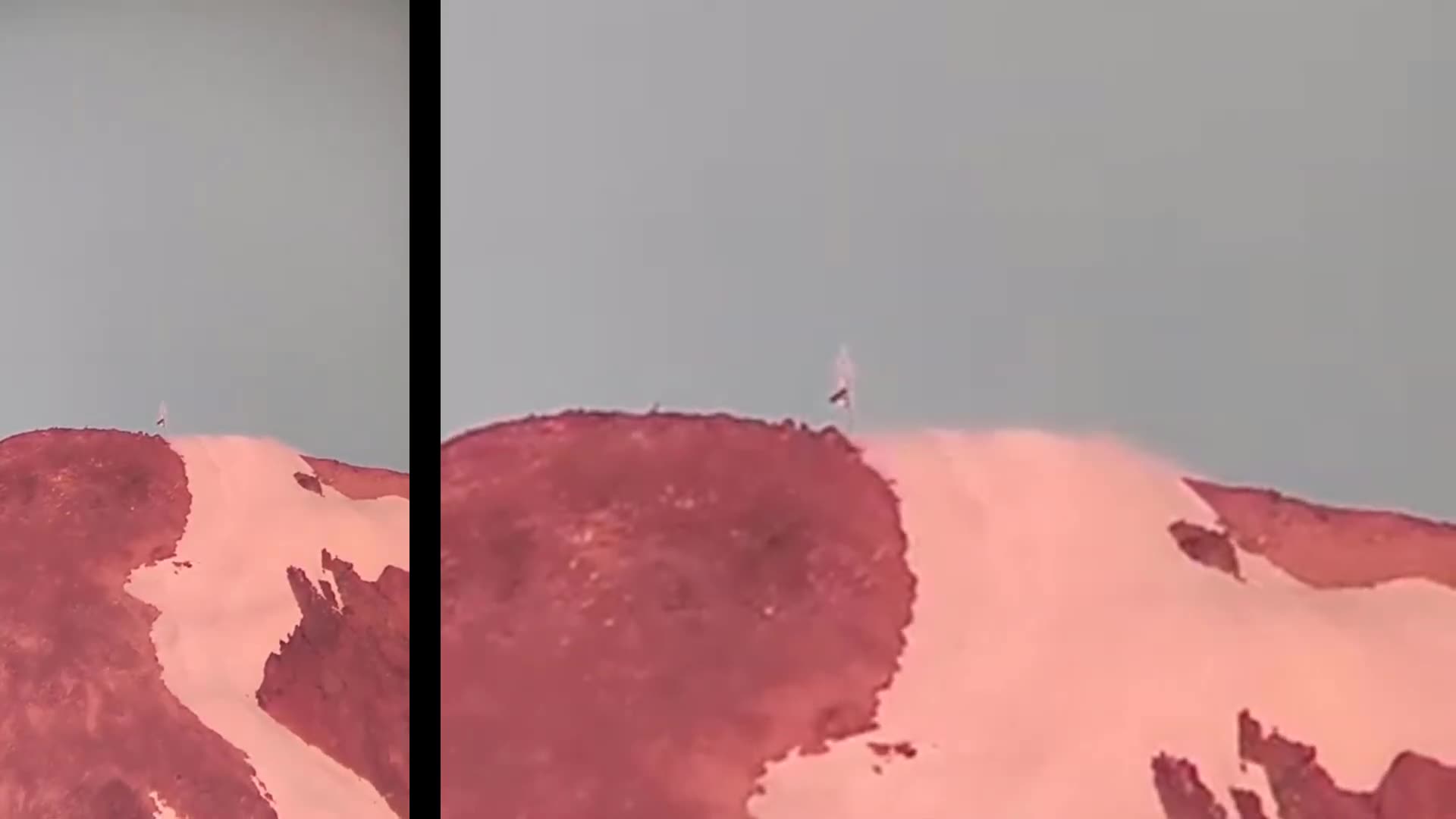 Un OVNI sest détaché dAtlas. Un OVNI verdâtre a été aperçu.