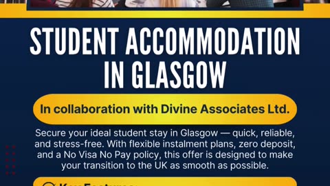 Hassle-Free Student Accommodation in Glasgow with Divine Associates Ltd