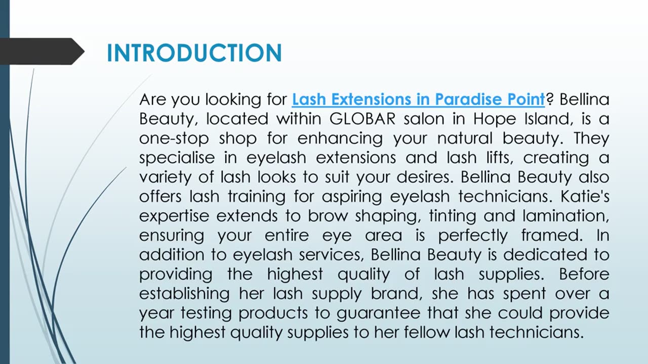 Are you looking for Lash Extensions in Paradise Point?