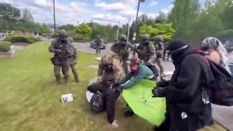 DHS officers and Tukwila PD.