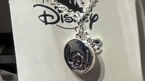 Disney Parks Silver Color Stitch Necklace #shorts