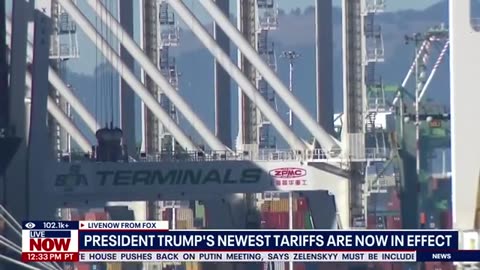 President Trump's latest tariffs take effect