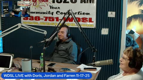 WDSL LIVE with Doris, Farren and Jordan 11-17-25