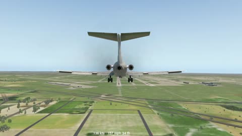 Woops - Boeing 727 super pro model for Xplane 11 - more tests on KDAL - in 2025 -