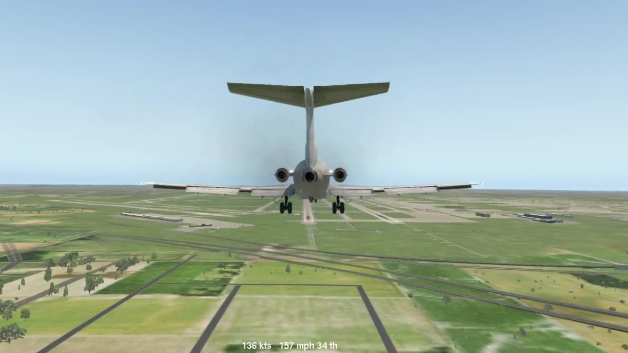Woops - Boeing 727 super pro model for Xplane 11 - more tests on KDAL - in 2025 -