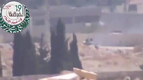 Syrian War W. Aleppo, Konkurs vs T-62 2013.08.04