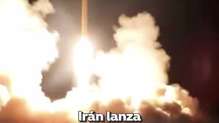 Irán muestra lanzamiento de misiles balísticos en su último ataque a Israel