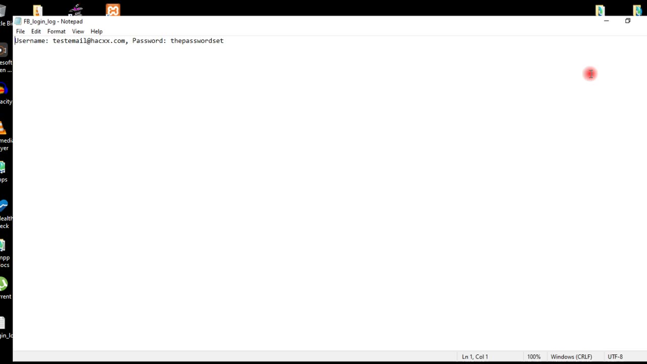 TESTING - Hacxx Fake Login App - Facebook Page