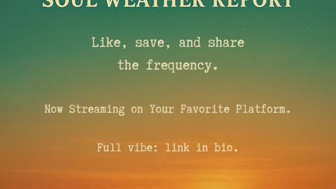 June 8 Soul Weather Report | Soft Storms, Clear Truths — Recalibration Before the Full Moon