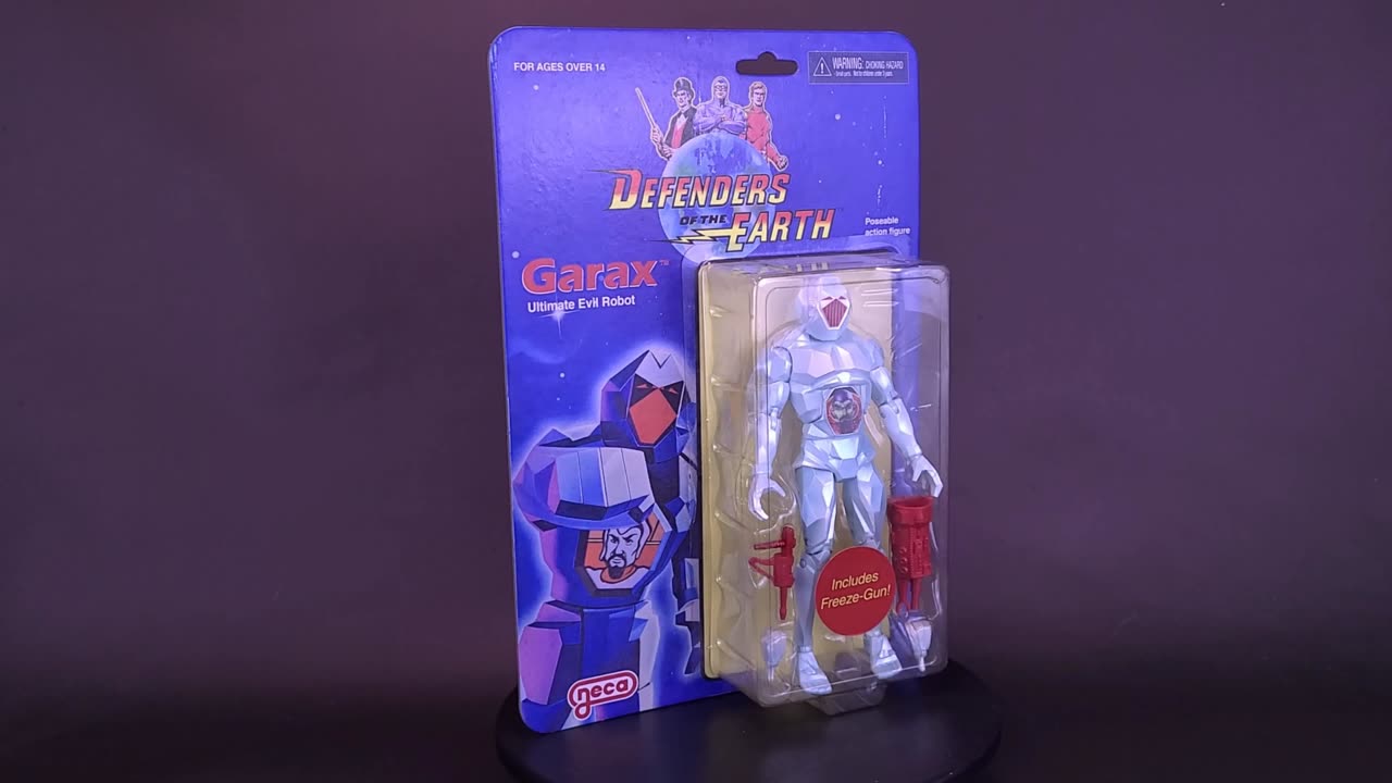 NECA Defenders of the Earth Retro Card Garax Figure