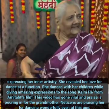 Grandma impressed with dance