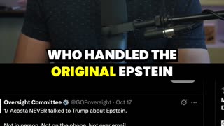 Epstein Prosecutor Confirms He NEVER SPOKE to Trump