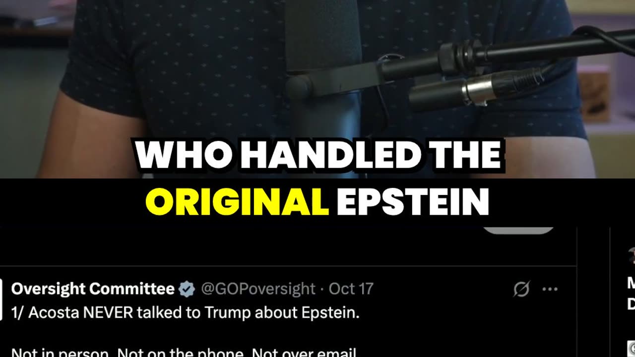 Epstein Prosecutor Confirms He NEVER SPOKE to Trump